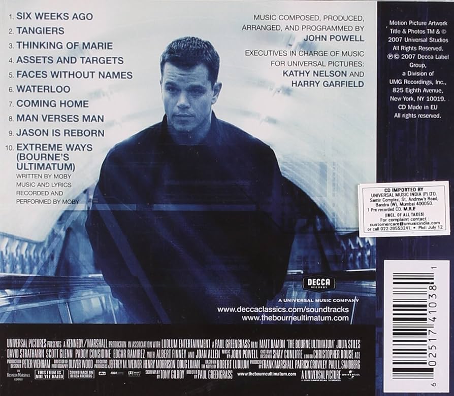 Amazon.co.jp: Bourne Ultimatum (Score): ミュージック